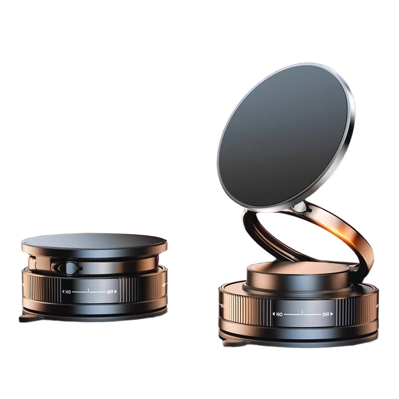 Suport pentru telefon auto cu rotație la 360° și aspirație prin vid — pliabil, universal