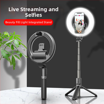 TokQi L07 Bluetooth selfie tyč so statívom a LED kruhovým svetlom