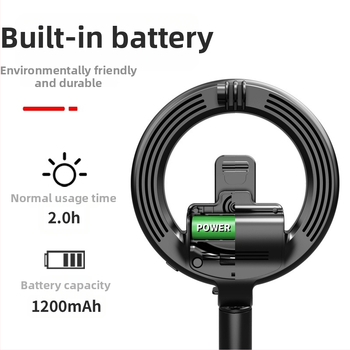 TokQi L07 Bluetooth selfie tyč so statívom a LED kruhovým svetlom