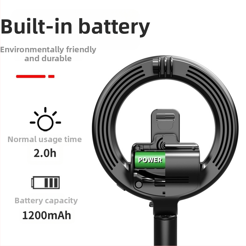 TokQi L07 Bluetooth selfie tyč so statívom a LED kruhovým svetlom