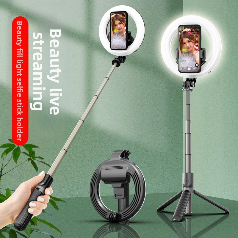 TokQi L07 Bluetooth selfie tyč so statívom a LED kruhovým svetlom
