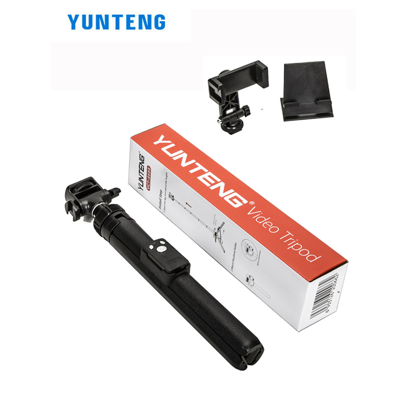 Selfie Stick cu trepied și cadru all-in-one – aliaj de aluminiu, model VCT-6688, telecomandă Bluetooth, stabilizare anti tremur