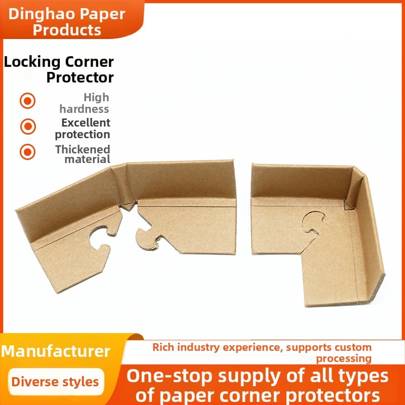 Zárható kraft- és tekercspapír sarokvédő keretekhez – asztali élvédő, hajlításálló