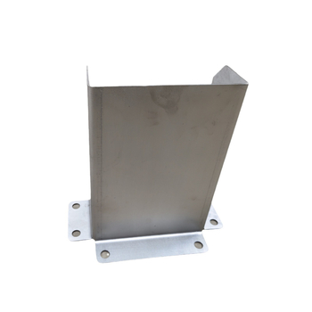 L-alakú sarkvédő, megerősített rozsdamentes acélból, 201/304, 2–5 mm vastagság, 300–500 mm magasság, testreszabás lehetséges