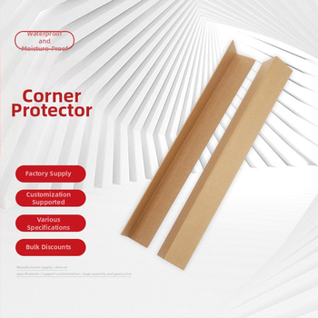 L-alakú sarokvédő kraft papírból – vastított, megerősített, logónyomással