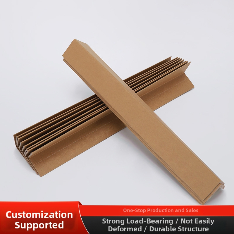 L-alakú sarokvédő kraft papírból – vastított, megerősített, logónyomással