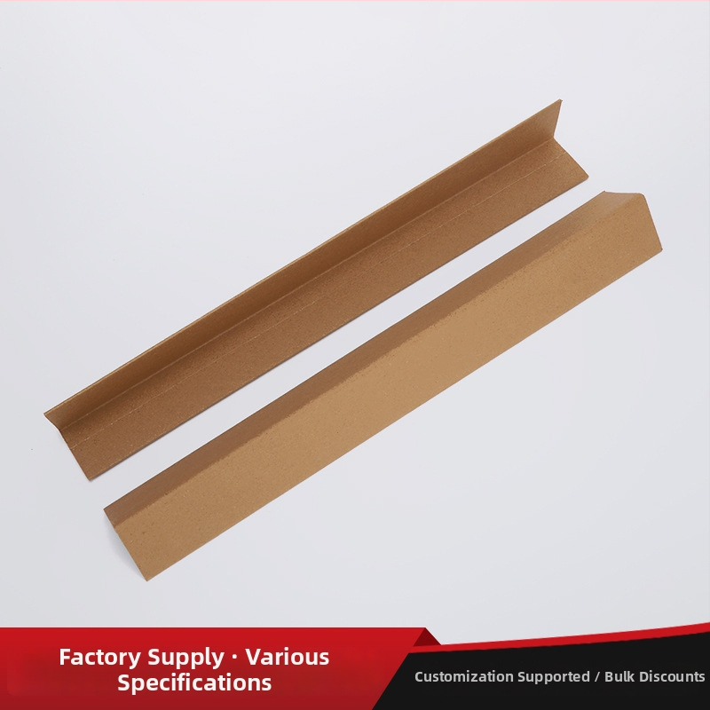 L-alakú sarokvédő kraft papírból – vastított, megerősített, logónyomással