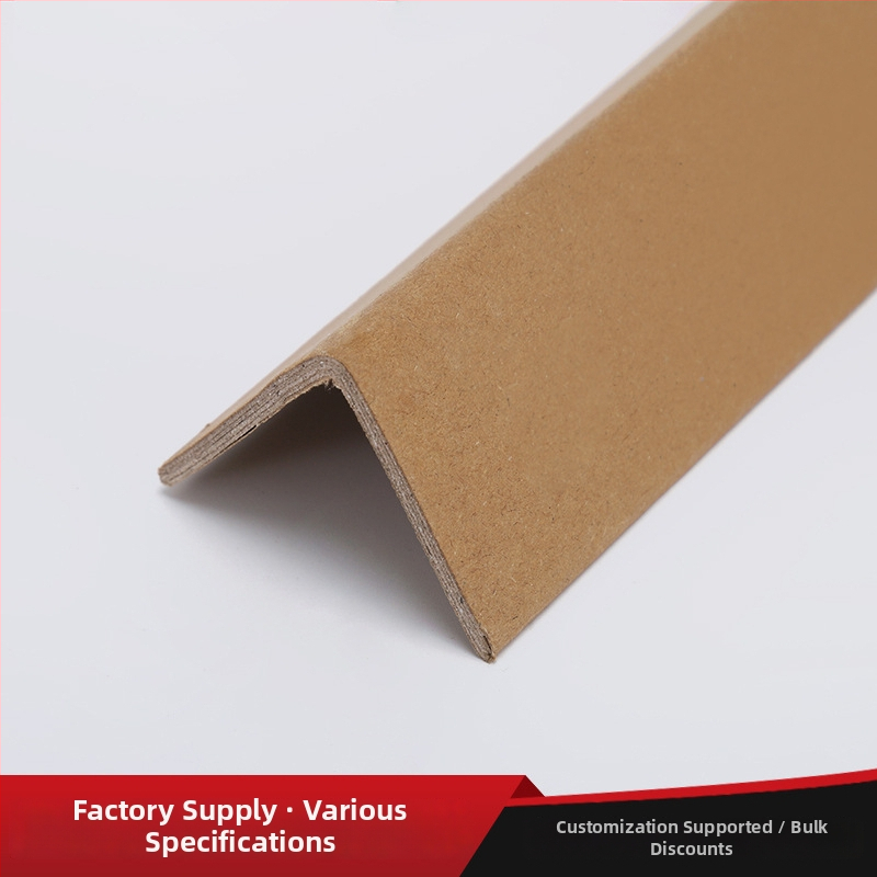 L-alakú sarokvédő kraft papírból – vastított, megerősített, logónyomással