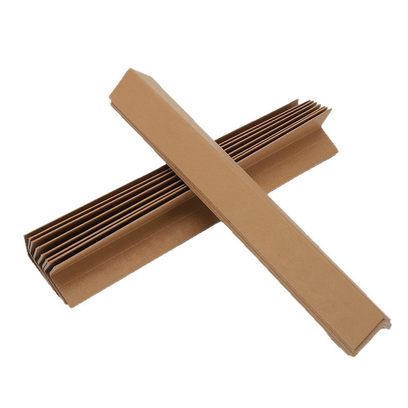 L-alakú sarokvédő kraft papírból – vastított, megerősített, logónyomással