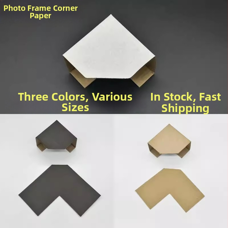 L-tvarovaný rohový ochranný štít z kraftového papiera, bez klincov, skladateľný, bez loga