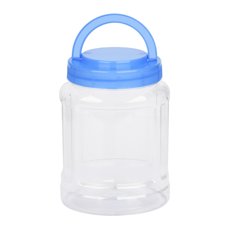 Буркан за кашу – пластмасов PET, обем 1 л, с капак