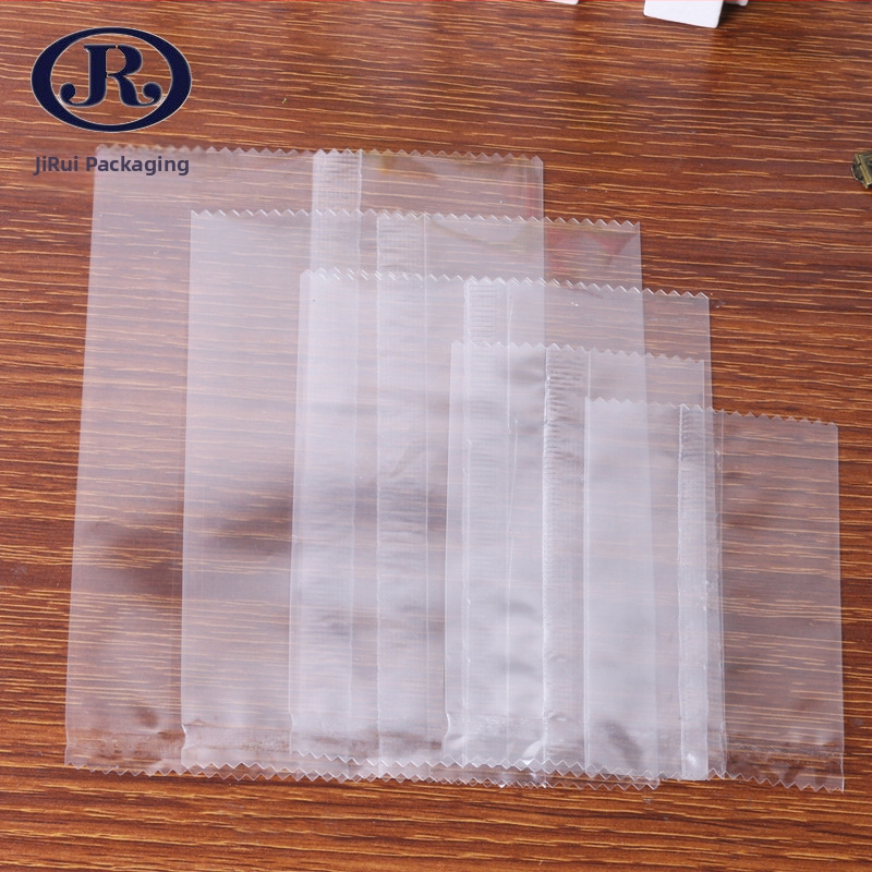 Strojno zapečaćena vrećica za kekse s nazubljenim rubom, lako kidanje, gravurni otisak s logotipom, prilagodljivo pakiranje (brend Jerry)