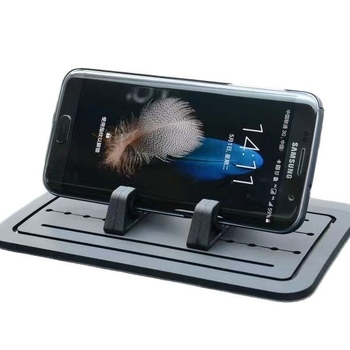 Držač za mobitel u automobilu, silikon, protuklizan, mogućnost ispisivanja logotipa, nosač na ploču s usisnom čašicom, univerzalna kompatibilnost