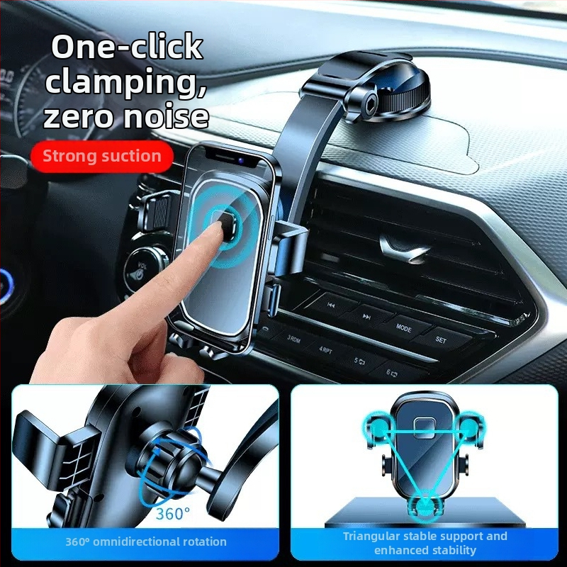 Držač za telefon u automobilu s usisnom prisavkom na ploču, višenamjenski, otporan na vibracije, opća kompatibilnost