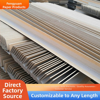 L-alakú sarokvédő kraft papírból; testre szabható; logó nyomtatása lehetséges