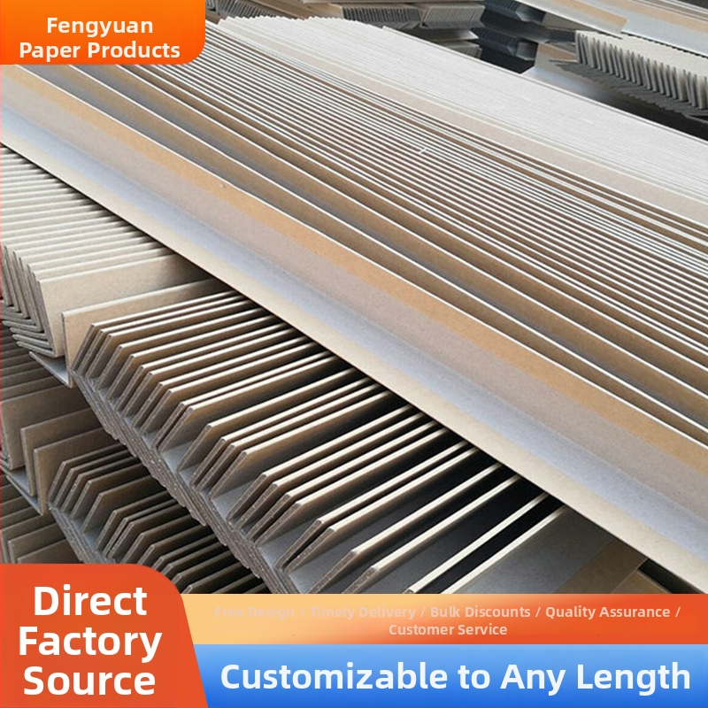 L-alakú sarokvédő kraft papírból; testre szabható; logó nyomtatása lehetséges