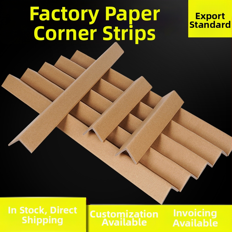 Kraftový rohovač z papiera, v tvare L a U, na balenie a ochranu proti nárazom, s logom vyobrazeným