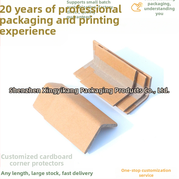 L-typ papierový ochranný roh s flexografickou tlačou a personalizáciou loga
