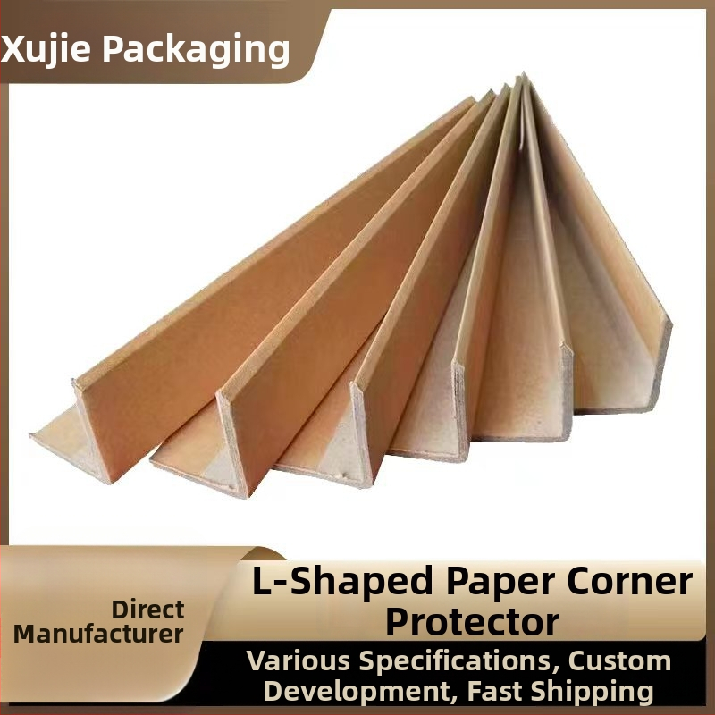 L-tvarovaný papierový ochranný roh, kraftový papier + gázu trubica, tlakový hriadeľ, značka Xujie