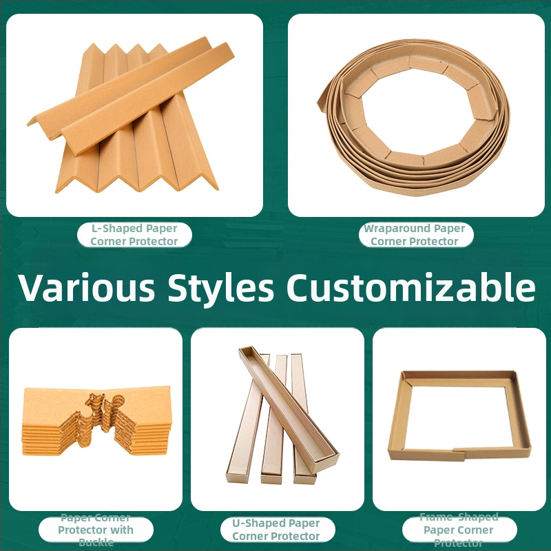 Okružný ochranný roh z kraft papiera pre nábytok — okružný roh ochranný; Materiál: kraft papier; Druh: okružný roh ochranný; Prispôsobenie: Áno; Potlač loga: Áno