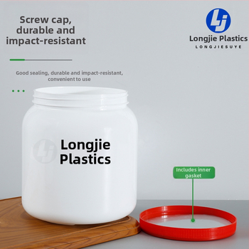 Plastična posuda s širokim otvorom za prah mlijeka za kućne ljubimce i protein prah, kapacitet 500 ml ili 1000 ml, s poklopcem.