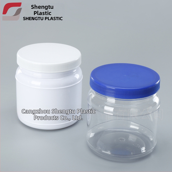 Prozirni PET spremnik za proteinski prah sa širokim otvorom, 1000 ml, plastični poklopac