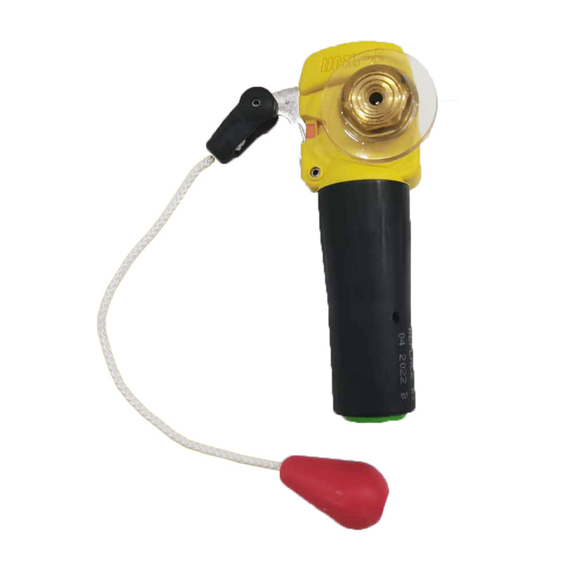 Συσκευή φούσκωσης σωσίβιας UML — χειροκίνητο και αυτόματο μηχανισμό πλήρωσης με βαλβίδα