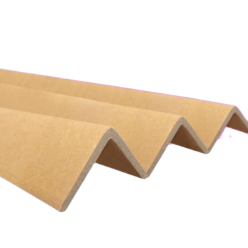 L-образен защитник за ъгъл от хартия с крафт и тръбна хартия, високо качество на изработката, персонализирано отпечатване на лого