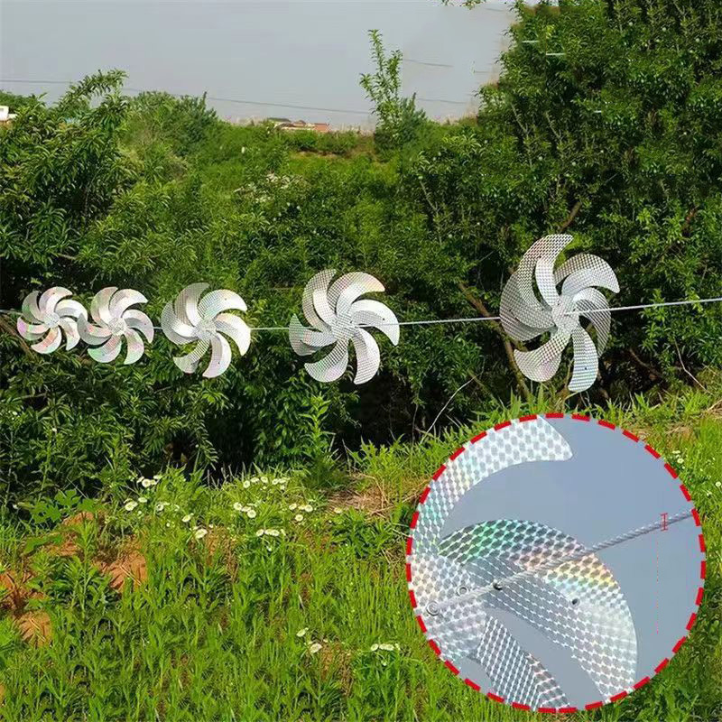 Vrtni dekorativni vjetrenjača s laserskim odrazom, plastični materijal, Nuojia