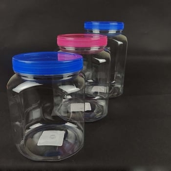 Prozirna višefunkcionalna plastična posuda za skladištenje sa širokim otvorom, kvalitete hrane, otporna na padove, za žitarice i grickalice.