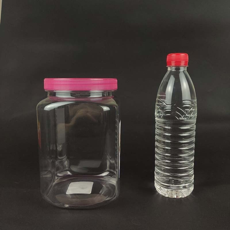 Prozirna višefunkcionalna plastična posuda za skladištenje sa širokim otvorom, kvalitete hrane, otporna na padove, za žitarice i grickalice.