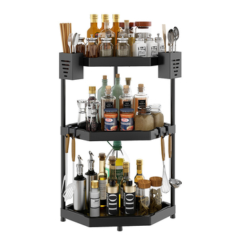 Alumíniumötvözetből készült konyhai állvány, padlón álló, többfunkciós, téglalap alakú dizájn