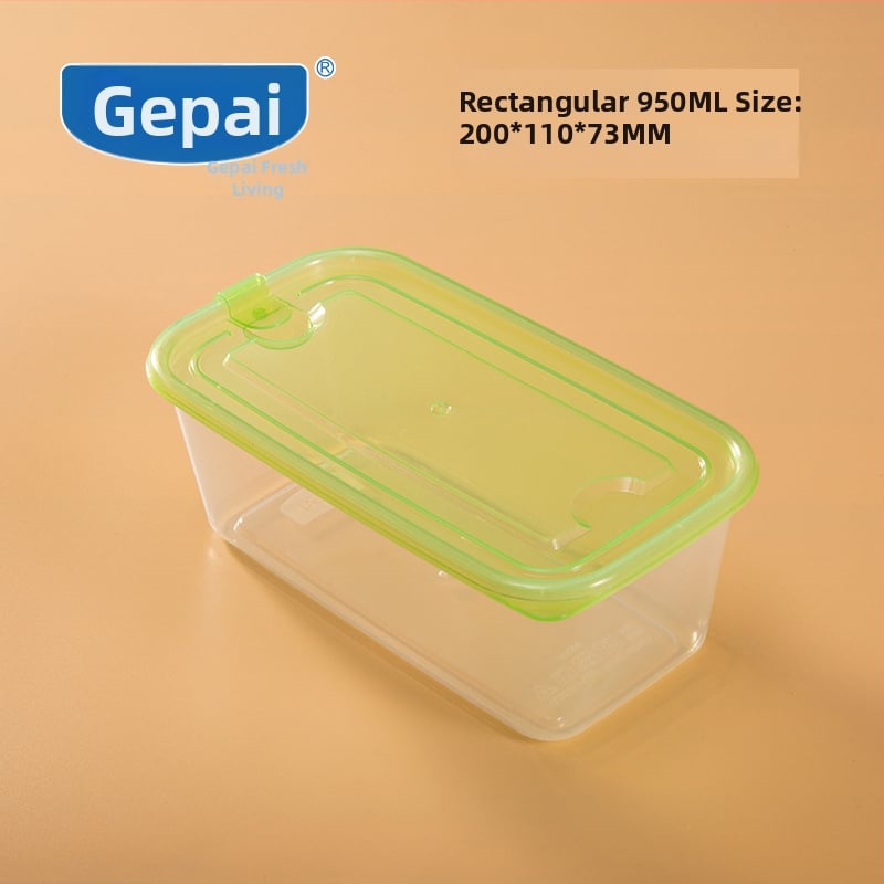 Gepai Plastová nádoba do chladničky s viečkom, guľatý tvar, 301–500 ml, zachovanie čerstvosti, vhodná do mikrovlnky