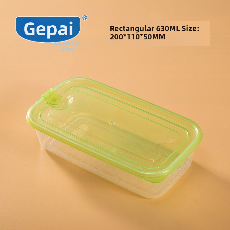 Gepai Plastová nádoba do chladničky s viečkom, guľatý tvar, 301–500 ml, zachovanie čerstvosti, vhodná do mikrovlnky