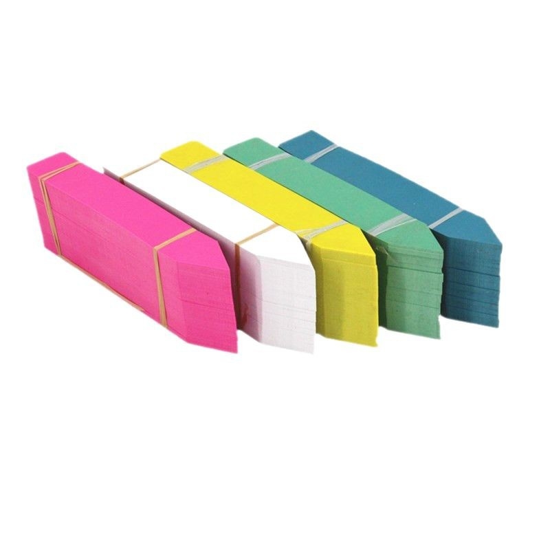 Etichete pentru plante din PVC – etichete pe un singur rând pentru flori, suculente și orhidee (inserturi pentru plante)