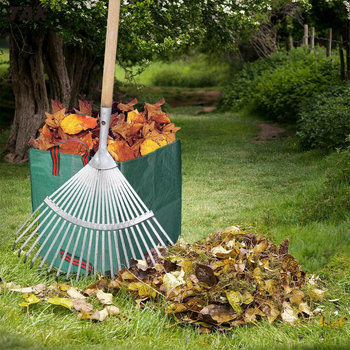 Sac plastic pătrat pentru depozitarea deșeurilor și compost, capacitate mare, pentru plantarea gazonului și utilizare ecologică