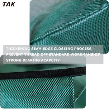 Sac plastic pătrat pentru depozitarea deșeurilor și compost, capacitate mare, pentru plantarea gazonului și utilizare ecologică