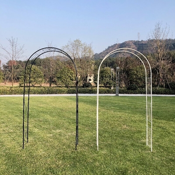 Arcadă de grădină din oțel pentru viță de vie și trandafiri – decor de grădină, conductă de fier, Garden Life