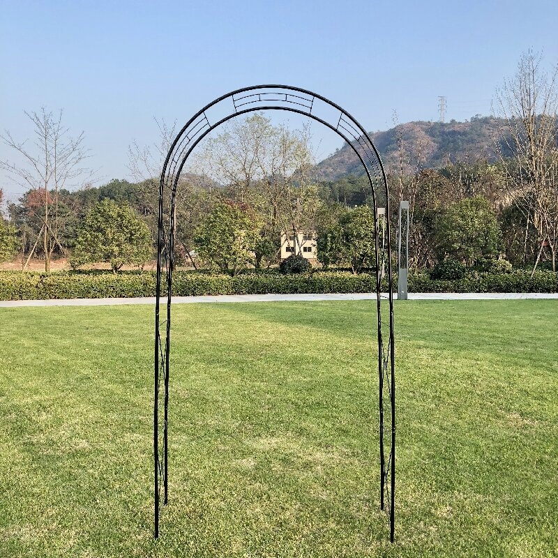 Arcadă de grădină din oțel pentru viță de vie și trandafiri – decor de grădină, conductă de fier, Garden Life