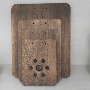 Viseći ukras za sadnju biljaka od drveta sycamore, ploča za sadnju biljaka