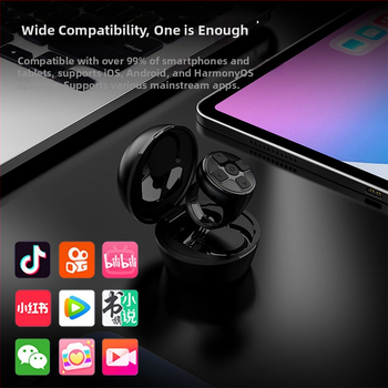 Bluetooth kruhový prsteň diaľkový pre smartphone s nabíjacím puzdrom, ovládanie fotoaparátu a selfie, kompatibilné s Douyin; Model K06; ABS; 120 mAh; Rozmery 43×34 mm