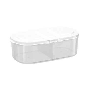 Kutija za kuhinjsku pohranu začina — slaganje, okruglog oblika, 800–1000 ml, plastična, klase hrane