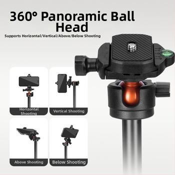 Yunteng 8023 Hliníkový selfie stick a tripod pre telefón a bezzrkadlový fotoaparát, Bluetooth diaľkové ovládanie a stabilizáciu obrazu