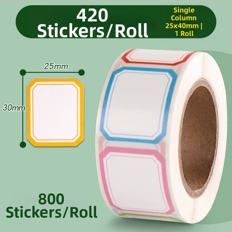 Bedome 2515 samoljepljive etikete za imena, ručno pisane, materijal: samoljepljiva etiketa, vodootporna rolna