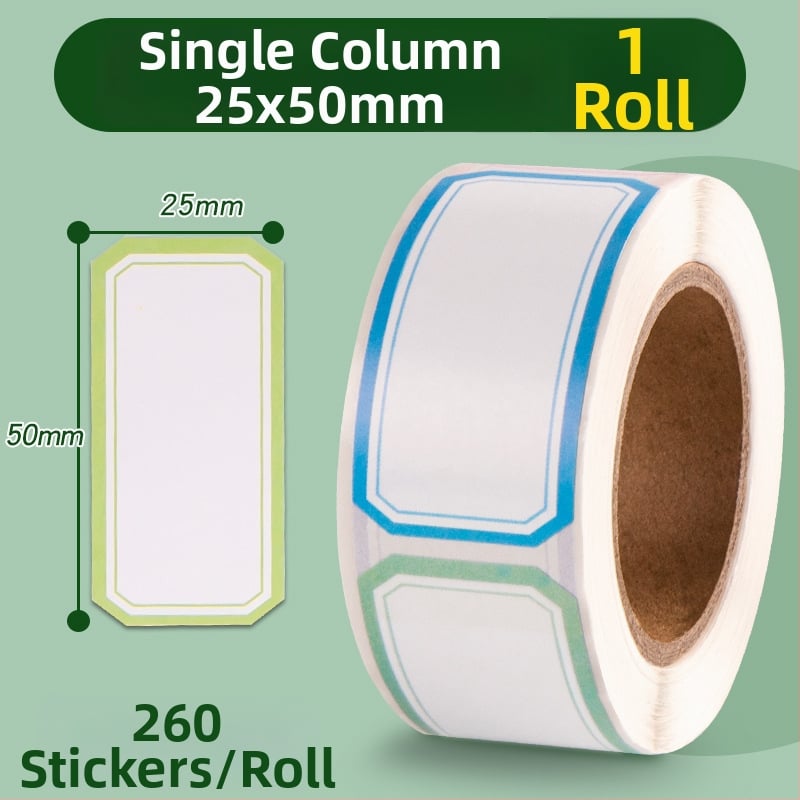 Bedome 2515 samoljepljive etikete za imena, ručno pisane, materijal: samoljepljiva etiketa, vodootporna rolna