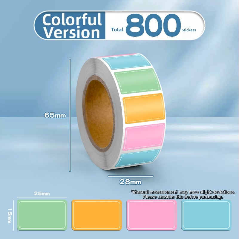 Bedome 2515 samoljepljive etikete za imena, ručno pisane, materijal: samoljepljiva etiketa, vodootporna rolna