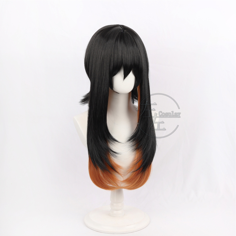 Perucă cosplay pentru stil anime, material țesut, fir rezistent la temperatură, fără vopsire sau perm