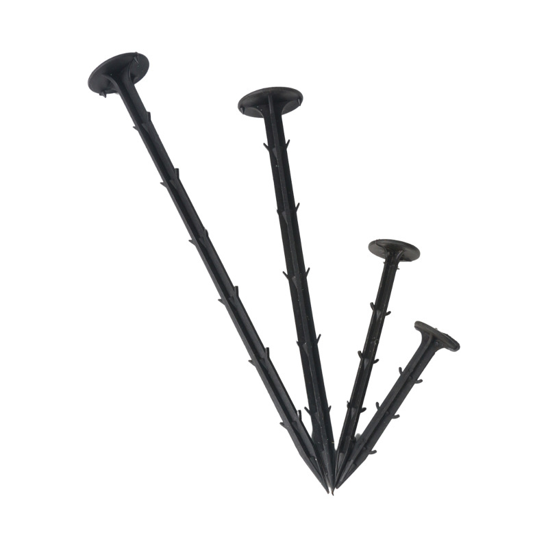 Пластмасови земни колчета за фиксиране на филм и мрежа против плевели в градина и оранжерия