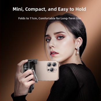 Yesido Baston selfie portabil cu Bluetooth, stabilizare, extensie, trepied, corp din ABS