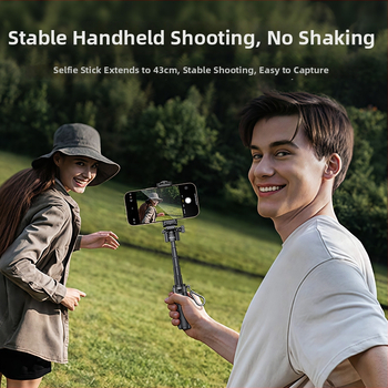 Yesido Baston selfie portabil cu Bluetooth, stabilizare, extensie, trepied, corp din ABS